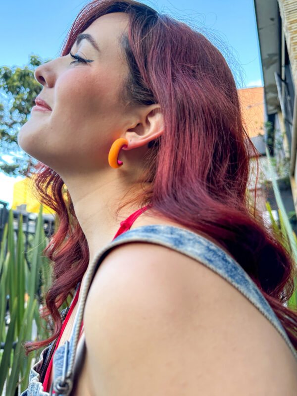 Candongas BiColor Neón