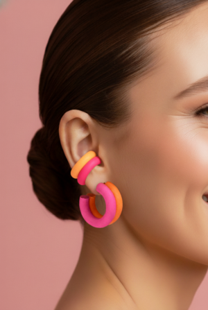 Generated Image December 10, 2025 - 12_06AM Candongas duo color & Earcuff Duo color