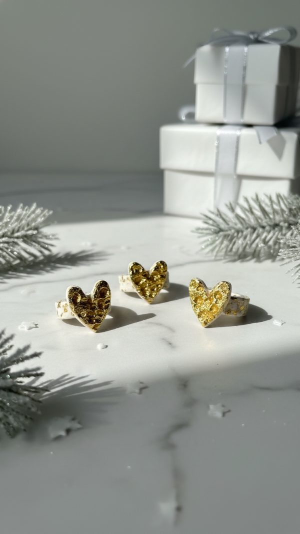 Earcuff Coraflor Gold