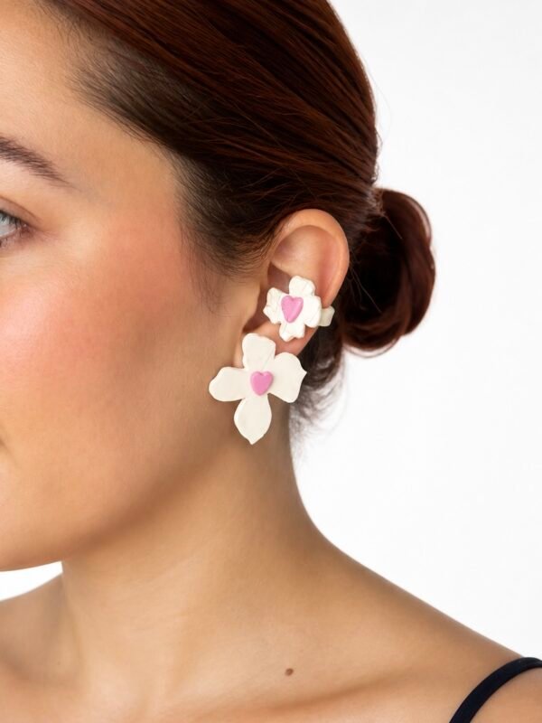 Aretes Flor Serena mini