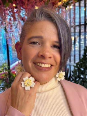 Anillo Flor Abierta