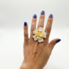 Anillo Flor Abierta